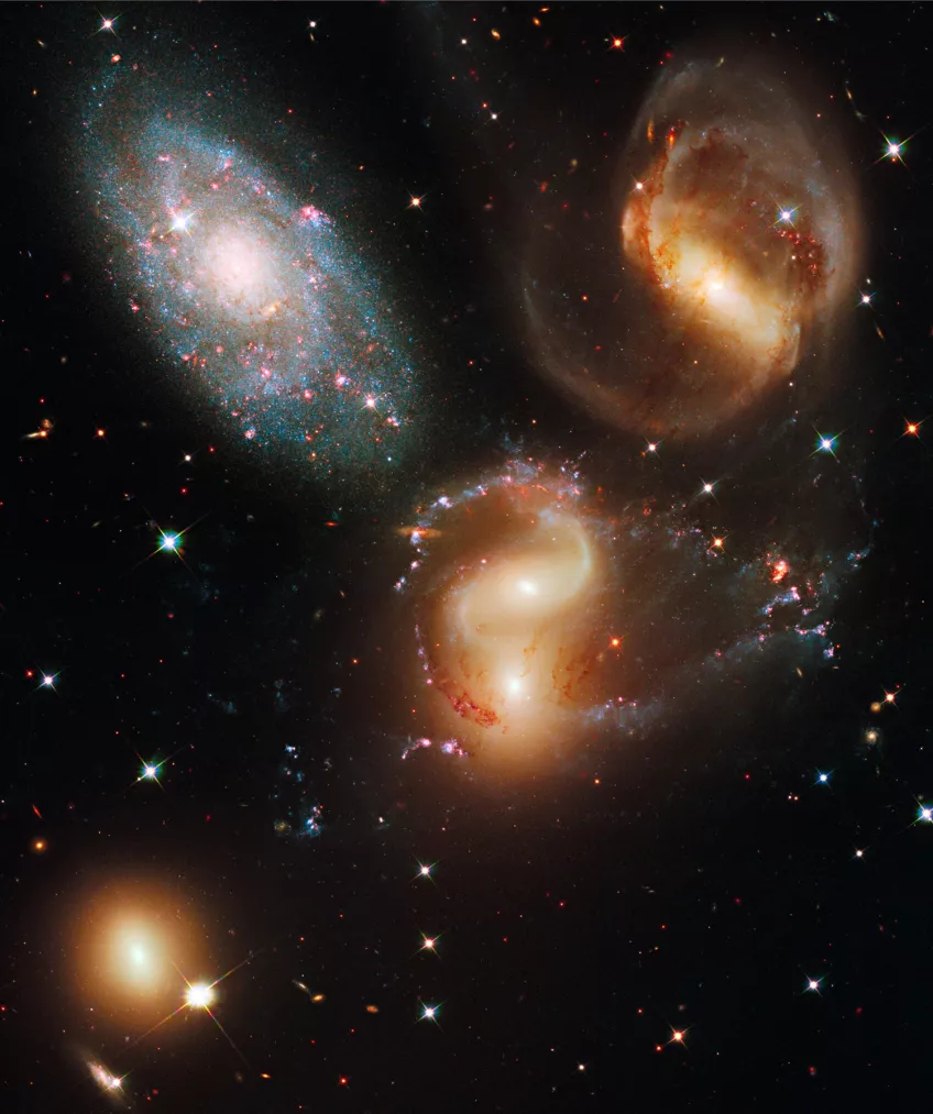 Galaxies. Photo.
